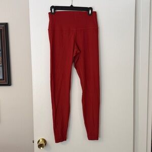 Lululemon align burnt Red Leggings